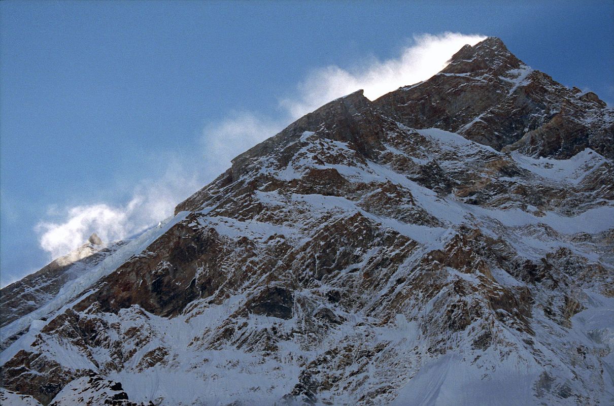 404 Annapurna Northwest Face Close Up From French First North Base Camp Early Morning